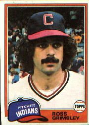 1981 Topps Baseball Cards      170     Ross Grimsley